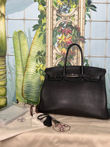 Hermés Birkin 35 black