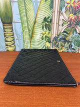 Chanel timeless clutch black caviar leather