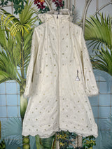 Moncler x Simone Rocha long jacket Zaleia Giubbotto white