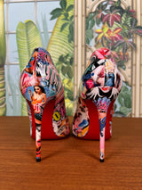 Christian Louboutin hot chick 100 multicolor