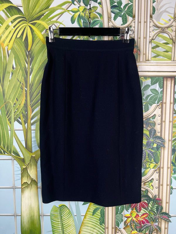 Chanel skirt dark blue