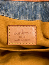 Louis Vuitton monogram denim pleaty bag