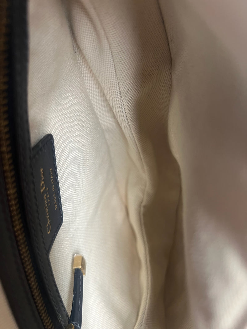 Christian Dior saddle bag blue