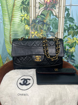 Chanel flap bag small with pouch