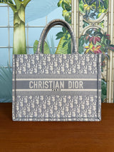 Christian Dior book tote grey medium