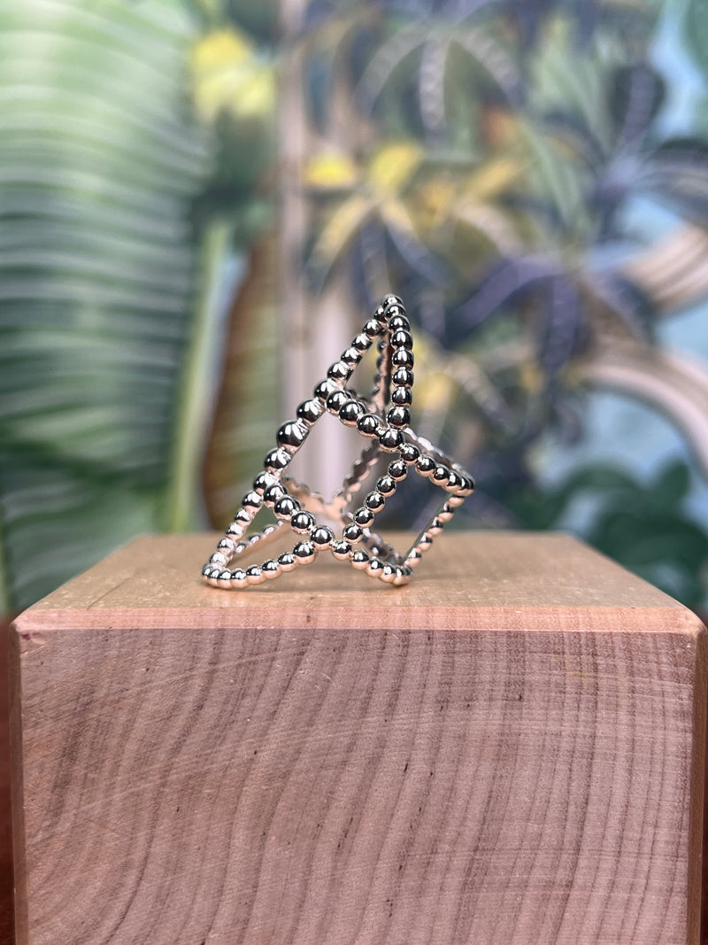 Thomas sabo Dots Geometric Bnwot statement ring – A Piece Lux