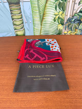Hermès scarf 2017 green red space shopping au faubourg scarf