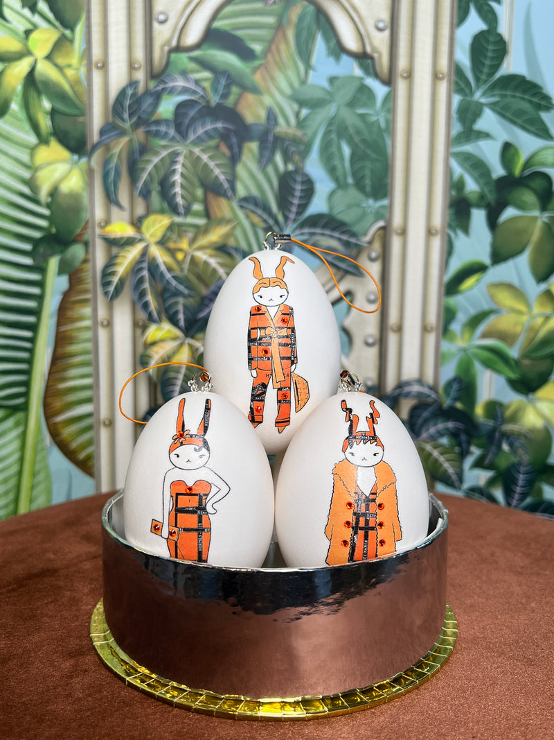 Hand painted egg mini set of 5