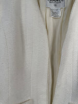 Chanel tweed tripple set white spring collection 1998