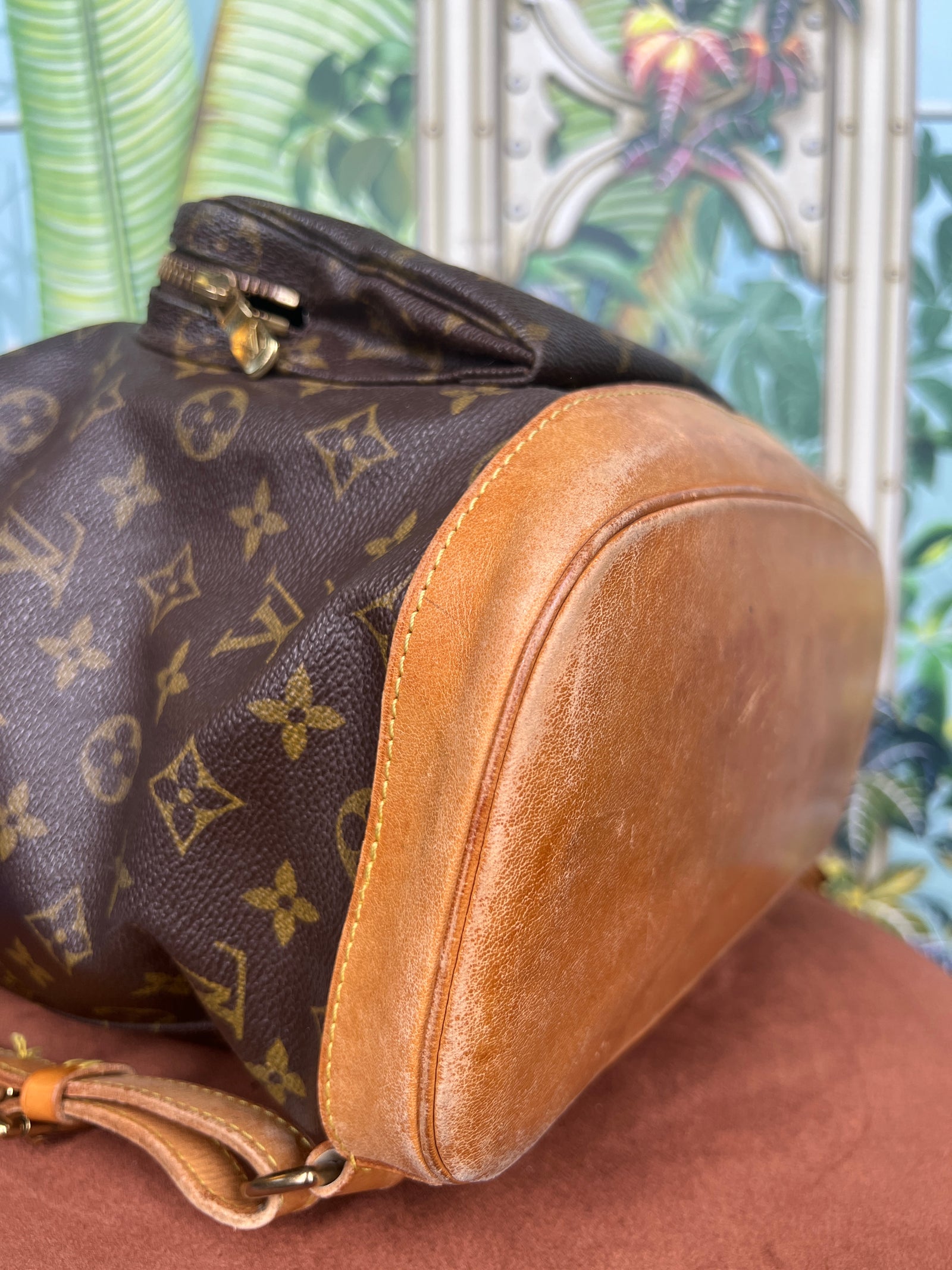 Louis Vuitton montsouris backpack GM Monogram canvas A Piece Lux