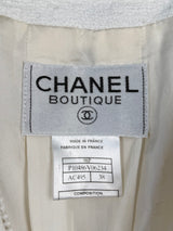Chanel tweed tripple set white spring collection 1998
