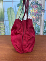 Prada vintage red tessuto shoulder bag