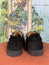 Christian Louboutin spike flat velvet sneakers