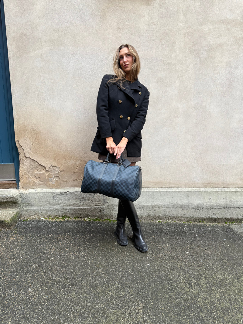 Louis Vuitton Keepall 45, Damier Cobalt