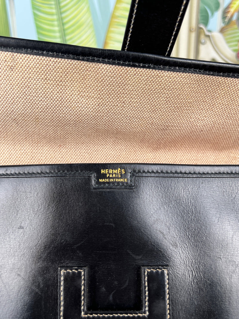 Hermés jige GM leather clutch