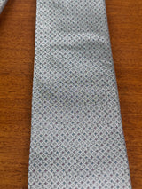 Louis Vuitton tie grey with pink blue logo