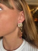 Repurposed CC long earrings