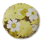 Round cushion daisy