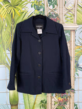 Chanel Vintage Navy Blazer