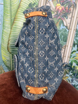 Louis Vuitton baggy denim bag GM