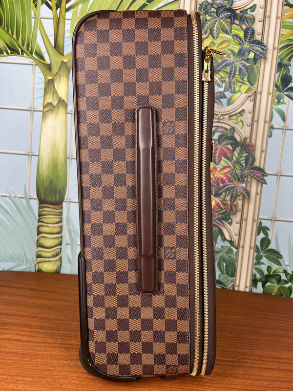 Louis Vuitton pegase 55 Damtier ebene suitcase