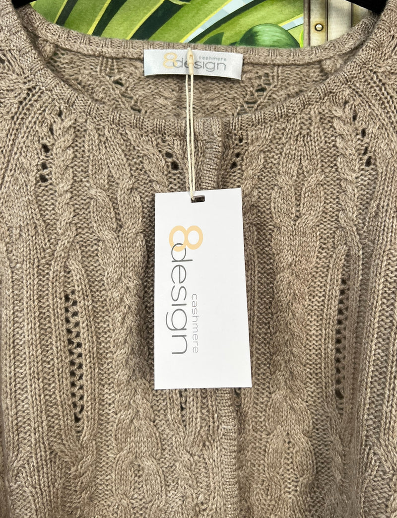 8 Design Filippa cashmere cardigan beige