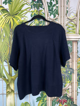 8 Design Sofia cashmere sweater navy blue
