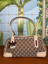 Gucci princy canvas tote beige