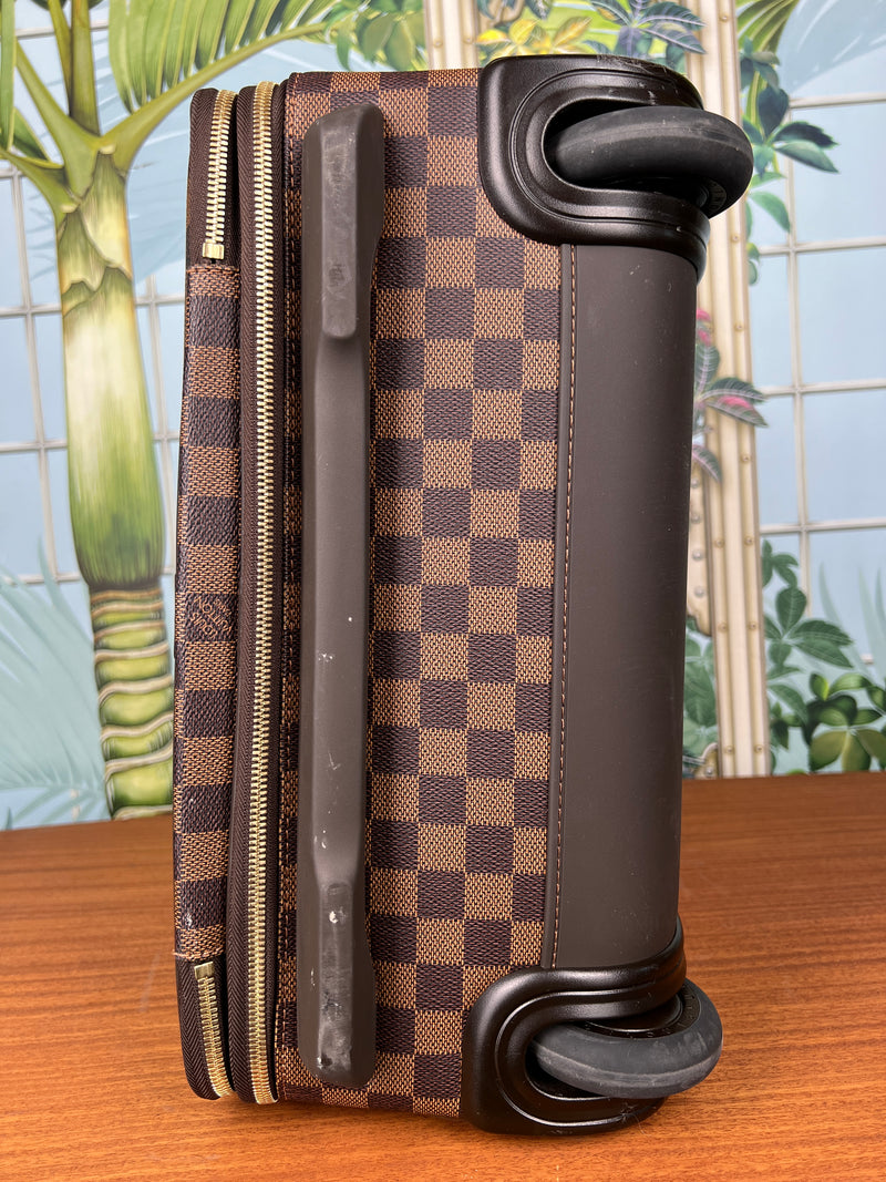 Louis Vuitton pegase 55 Damtier ebene suitcase