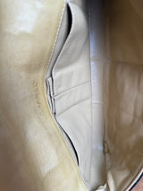 Chanel East West Chocolate bar flap bag black