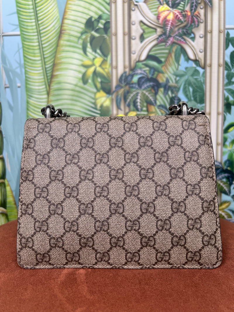 Gucci Dionysus supreme mini monogram canvas bag