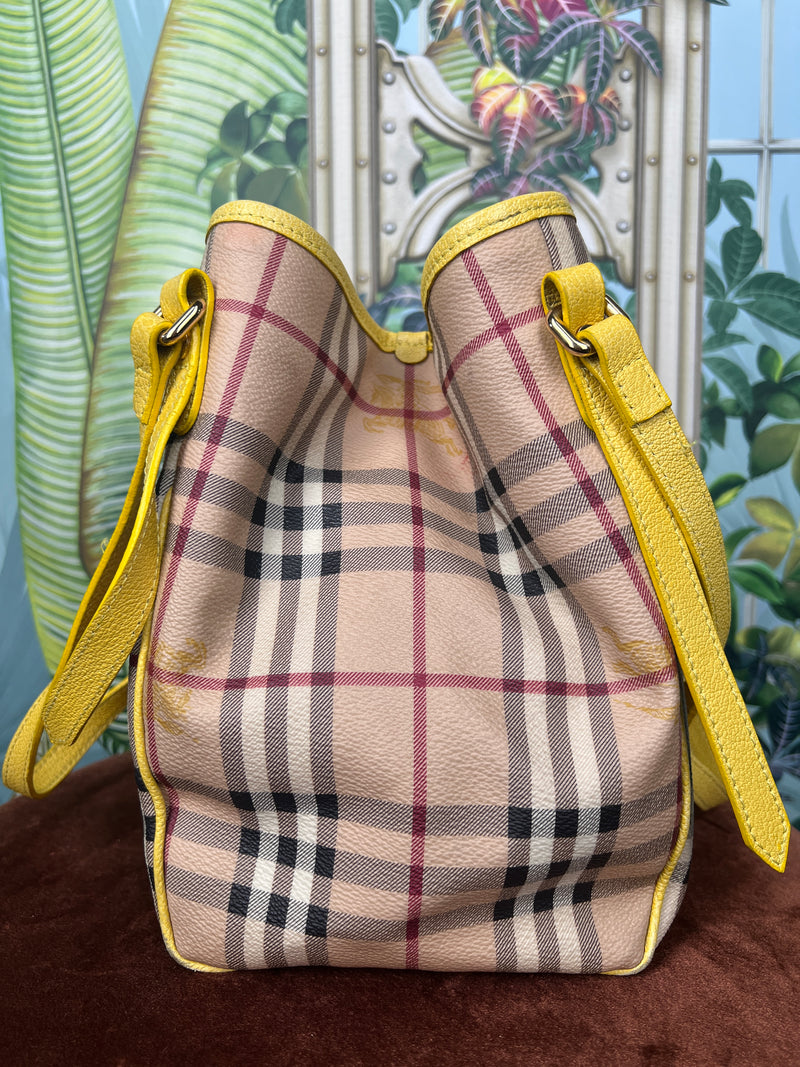 Burberry classic check coated canvas Canterbury tote