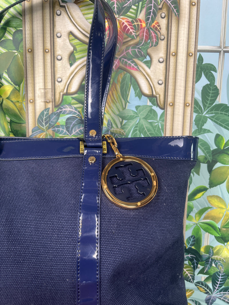 Tory burch shopper bag blue