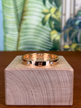 Cartier love bracelet pink gold classic model, 10 diamonds