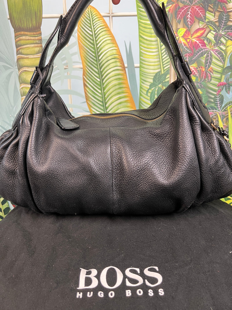 Hugo Boss leather bag