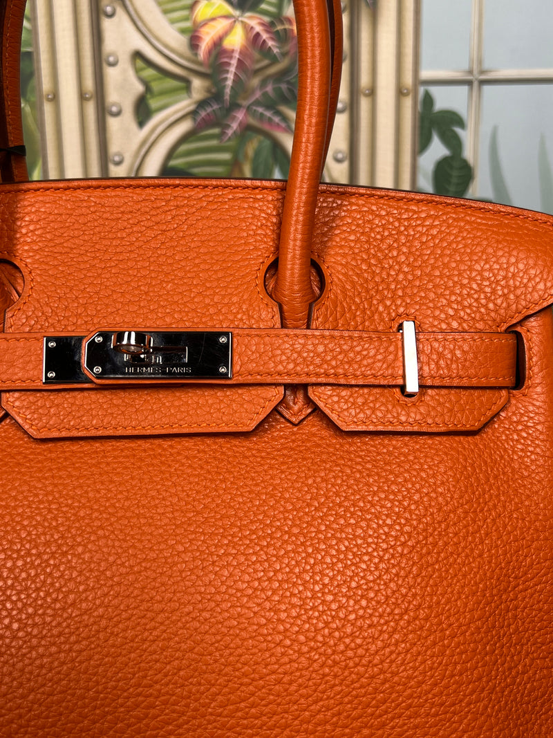 Hermés Birkin 30 orange togo