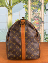 Louis Vuitton Keepall 50, monogram canvas