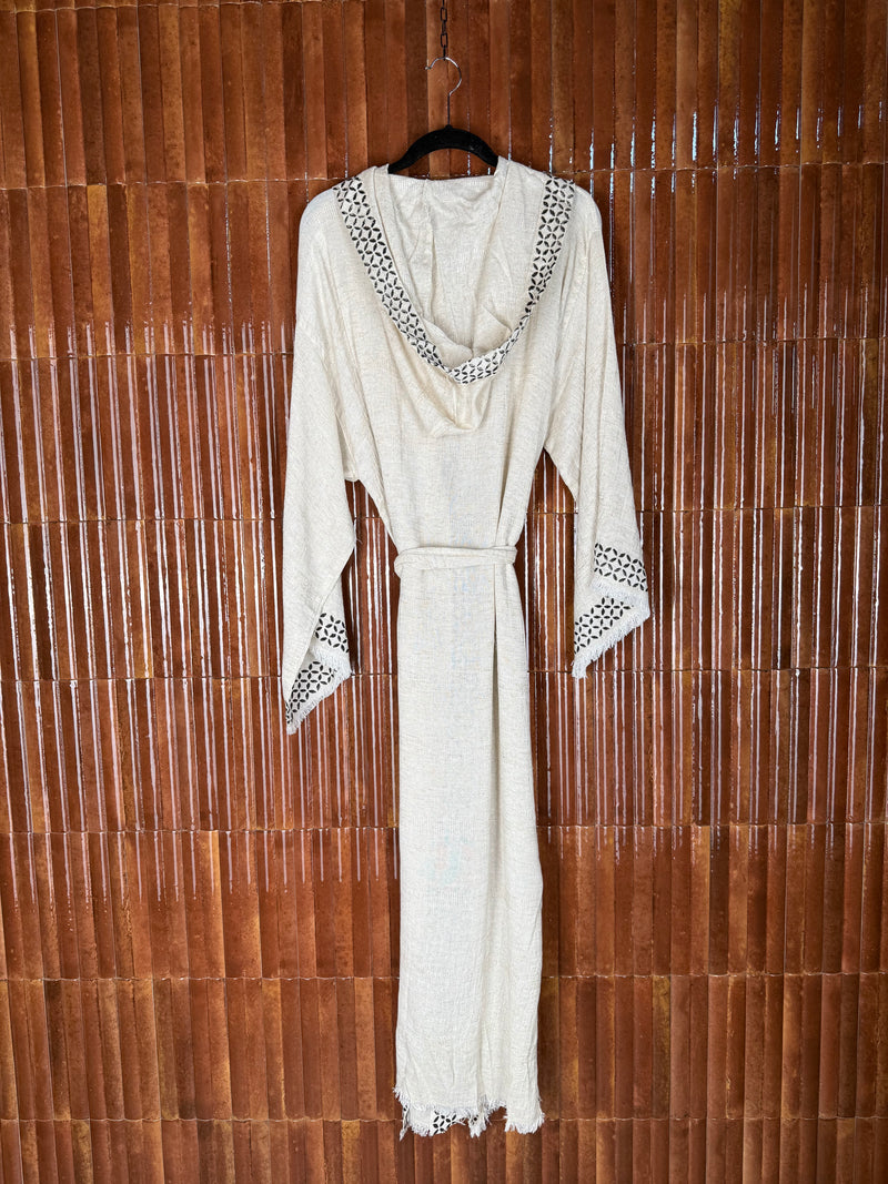 Amca linen mix kaftan Cybelle