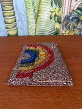 Anya Hindmarch Valorie Rainbow Glitter Clutch