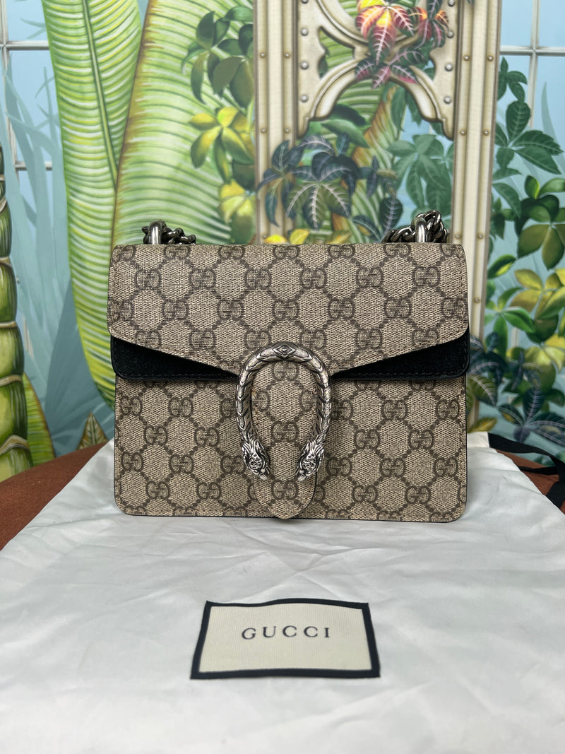 Gucci Dionysus supreme mini monogram canvas bag