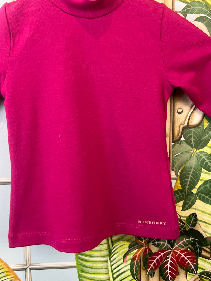 Burberry purple polo shirt Size 3 months
