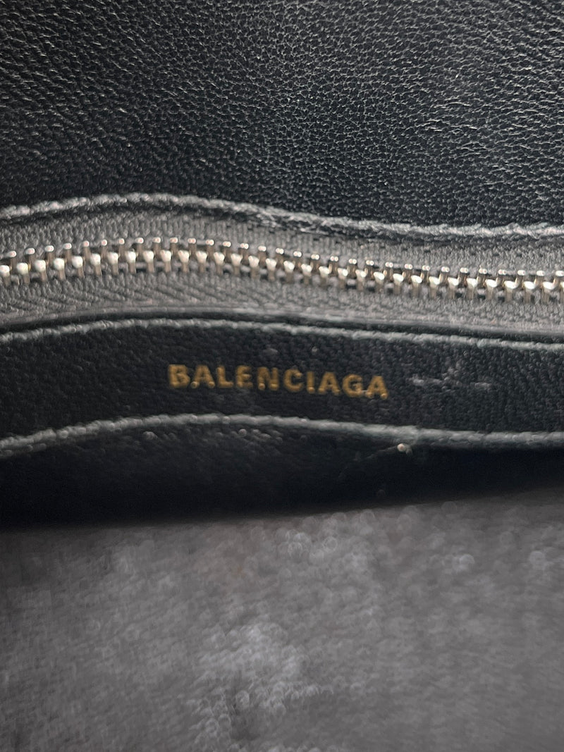 Balenciaga top ville handbag blue puppy/kitten