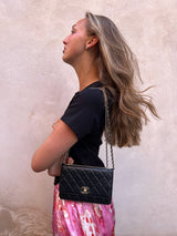 Chanel Trendy CC wallet on chain black