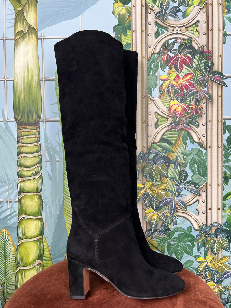 Bibi Lou knee-high boots black suede