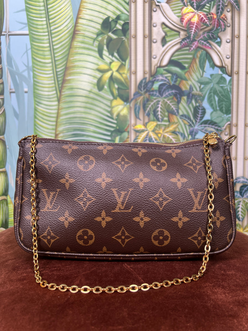 Louis Vuitton double pochette monogram