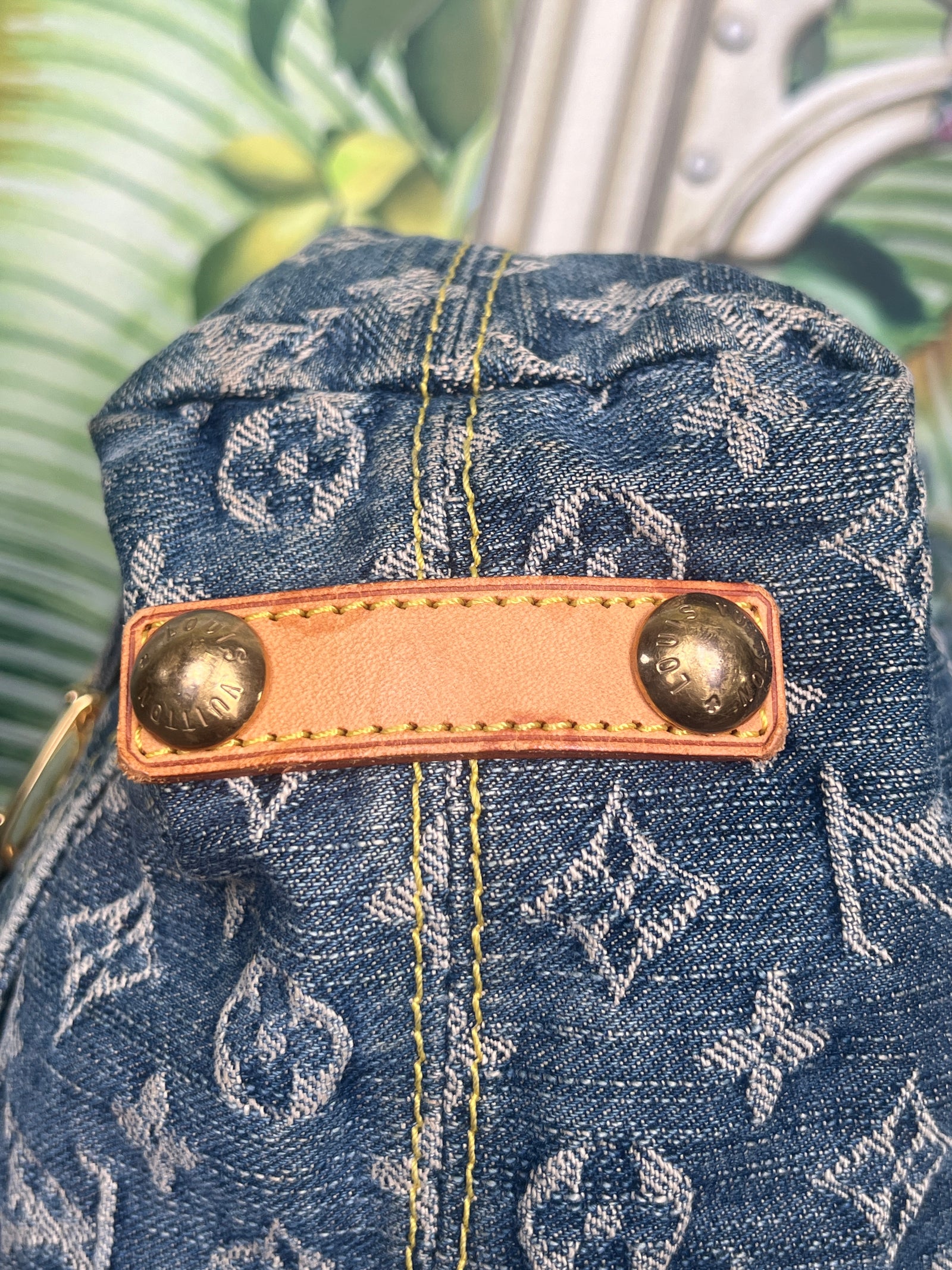 Louis Vuitton baggy denim bag GM – A Piece Lux