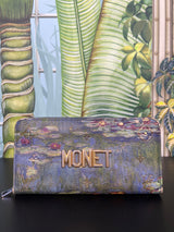 Louis Vuitton master collection long wallet Monet