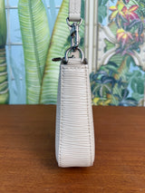 Louis Vuitton epi pochette Accessories ivory