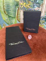 Thomas sabo  large oval pink cz ring