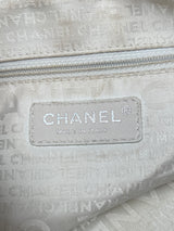 Chanel drawstring CC logo wild stitch shoulder bag